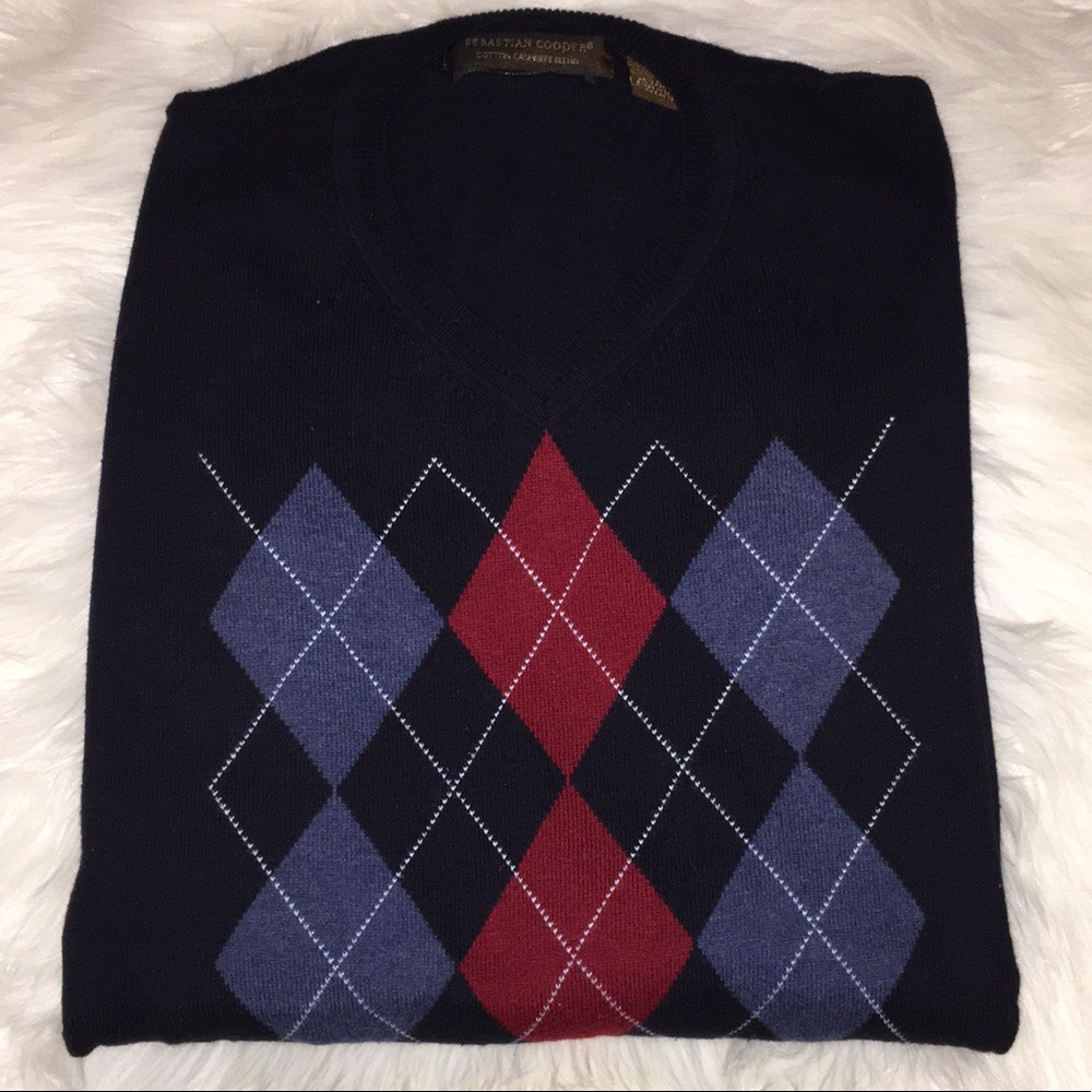 Sebastian Cooper Argyle Sweater